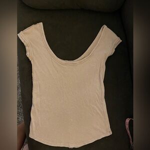 Free People, we the free off the shoulder tee